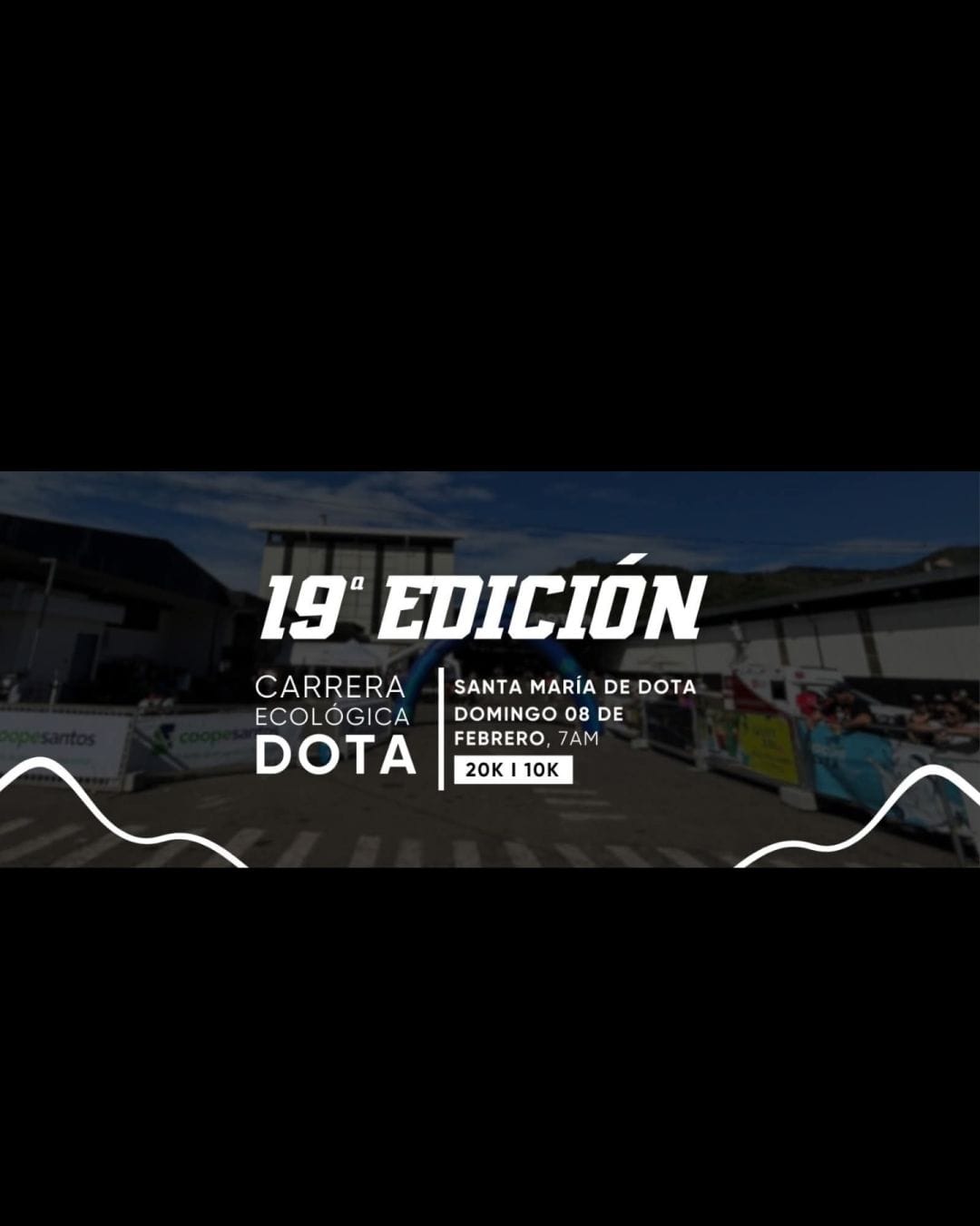 Poster de Carrera Ecológica Dota 2025