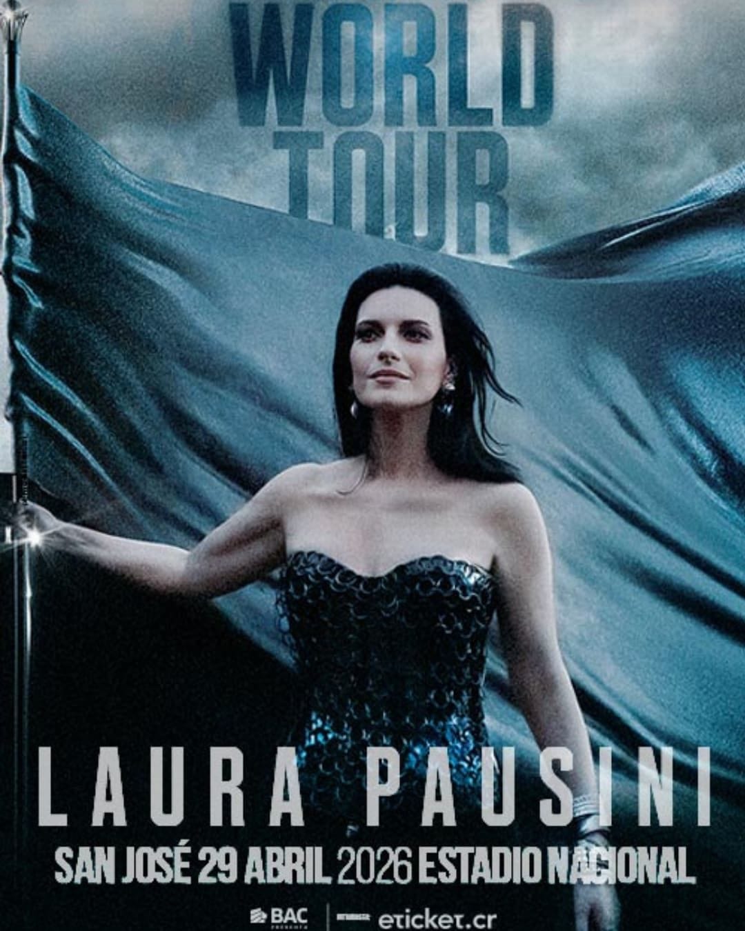 Poster de Laura Pausini – Yo Canto World Tour 2026