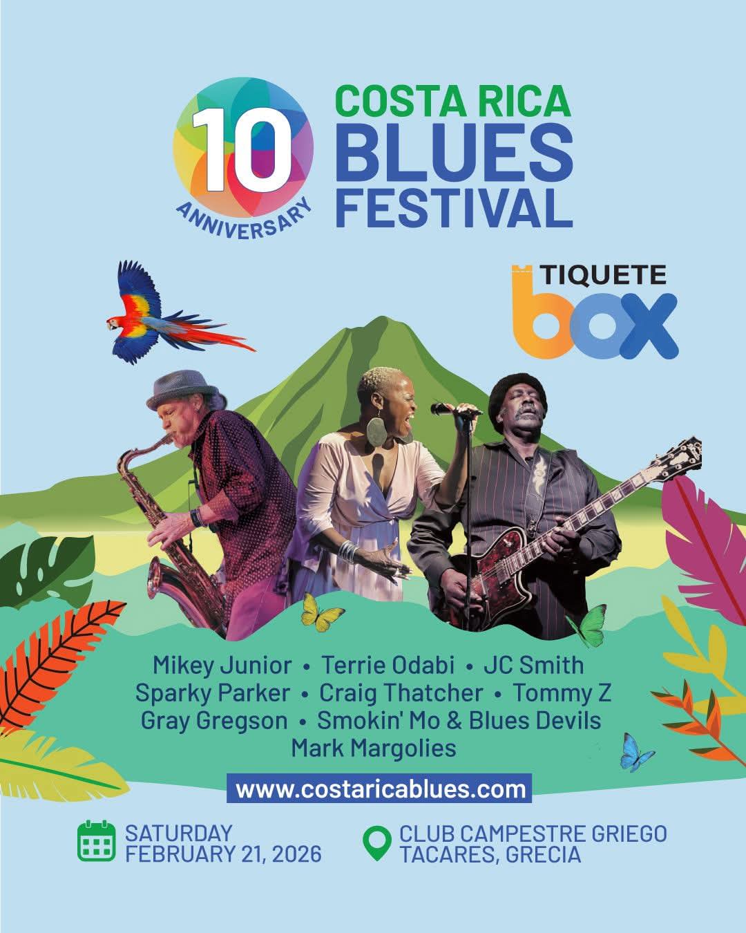Poster de The Costa Rica Blues Festival